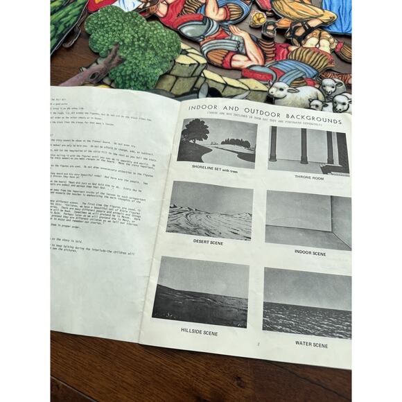 BETTY LUKENS Bible Stories Felt People Animals Props Story of Jesus HUGE LOT - Picture 10 of 11
